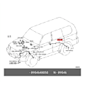 Pikkukuva 2 / 5: Taka vasemmanpuoleinen ABS-pyörän nopeustunnistin 89546-48050 8954648050 RX350 RX270 RX450H 2010 2011-2015 V6 3.5L