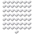 Miniatyrbilde 1 av 5: RJ45-kontakt Cat6 RJ45-forlengelseskobling Nettverk Ethernet LAN 6 koblingskontakter Utvid adapter (hvit)