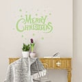 Miniatyrbillede 4 af 5: 2 stk. Glædelig Jul Lysende Vægsticker, Julebreve Fluorescerende Sticker Vindue Dør Dekaler Julepynt Julehjem Dekoration Stickers-