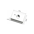 Miniatyrbilde 2 av 5: Skyvemutter M8 T-spor legering spor mutter for trebearbeiding verktøy skrue spor feste 10 stk