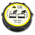 Miniatyrbild 3 av 5: Tanklock / Kylare till / Focus / Fiesta / C-Max / Mondeo / Transit 1301104 3M5H-8100-AD