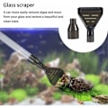 Miniatyrbillede 5 af 5: Akvariegrusrenser, 3 i 1 Akvarievandskifter, med lufttryk knap og vandstrømsregulator til vandsugning, sandvask, akvarie