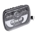 Miniatyrbillede 3 af 5: Led forlygter 300W 5X7 Led forseglet strålehovedlampe med høj lav stråle Led forlygte til Wrangler Yj Xj