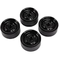 Pikkukuva 1 / 5: 4 kpl Metal Series 1,9 tuuman Bead Lock -vanteen napa 1/10 Rc Crawler -autoon Axial Scx10 90046 Trx4 D90 D110, musta, 12 pientä reikää