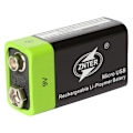 Miniatyrbillede 1 af 5: Znter 9V 400Mah Ultra-Effektiv Genopladelig Lithium Polymer Batteri Usb til Rc Kamera Drone Tilbehør