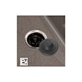 Miniatyrbillede 2 af 5: Køkkenvaskprop - Sort plastikvaskprop - Afløbsprop - Udskiftning affaldshåndteringsprop vaskdræn