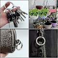 Miniatyrbillede 2 af 5: Taske Karabinhage Ring, 30stk Runde Karabinhage Ring, Fjeder Spænde 20mm Mini Runde Karabinhage Nøglering Klips Kompatibel med Håndværk og Taske Tilbehør