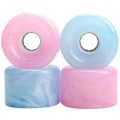 Miniatyrbillede 2 af 5: 4 stk. Lysende Surfboardhjul, Farve Glitter PU Hjul til Skateboard Longboard, Høj Elasticitet Surfboardhjul Pink