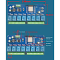 Pikkukuva 3 / 5: DC5-30V Virtalähde ESP32 WIFI Bluetooth 8-kanavainen relemoduuli ESP32-WROOM Toissijainen kehityskortti