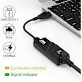 Pikkukuva 2 / 5: USB Ethernet 3.0 - RJ45-sovitin, mahdollistaa 1000 Mbps LAN-verkkoyhteyden, yhteensopiva Windows 10/8.1/8/7/Vista/XP, Mac OS 10.6 ja uudempi, Lin