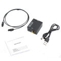 Miniatyrbillede 1 af 5: Digital optisk koaksial Toslink til RCA L/R 3,5 mm analog lydkonverteradapter