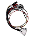 Miniatyrbilde 3 av 5: 2X 3 LED-lys med DB25 Boot Bench-kabel for SM2 PRO+ J2534 VCI Les Skriv ECU BATT VCC KLINE CAN-L