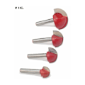 Pikkukuva 2 / 3: Shank-reunainen Router-ydinlaatikko-terät CNC-pyöreä ura-jyrsinkone Puutyökalut 16mm/22mm/25mm/32mm (4 kpl)