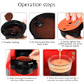 Miniatyrbillede 3 af 5: Genanvendelig Crema Kaffe Kapsel Filter til Kaffemaskine med Kaffeske, A