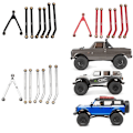 Pikkukuva 2 / 5: CNC-jyrsityt alumiiniset korkean maavaran linkit Axial SCX24 AXI00001 C10 AXI00002 AXI00006 1/24 RC-auton osiin, 1