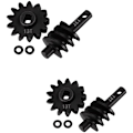Miniatyrbild 1 av 5: Växelmask Differential 13T Stålväxel för Axial SCX24 C10 JLU 1/24 RC Spårfordon, 2PCS
