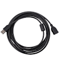 Miniatyrbilde 3 av 5: Lang USB-forlengelseskabel 2.0 hann til hann for datamaskin, 3 meter svart