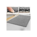 Miniatyrbillede 5 af 5: Anti-Skridsikker Brusematte, Blød Luffa Anti-Muld PVC Badematte til Brusebad Badeværelse 60x90cm (Grå)