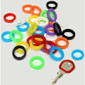Miniatyrbild 4 av 5: 32 stycken flexibla plastnyckelskydd - Identifieringsringar för enkel identifiering