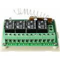 Pikkukuva 3 / 5: 433MHZ Langaton kanavakaukosäädin DC 12V 4CH Pitkän matkan RF-relekytkin 2 lähetintä +1 vastaanotin autotallin ovelle/porttihälyttimelle
