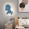 Miniatyrbilde 1 av 5: LED Unicorn Vegglampe Barnerom Gutter Jenter Barn Vegglampe Leselampe Soverom Sengelampe Unicorn Nattelykter Babylys Stemningslys for Barn