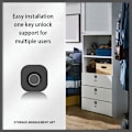 Miniatyrbild 4 av 5: Biometrisk fingeravtryckslås för smarta hem, dold låda, elektroniskt lås, integritet, nyckellöst säkerhetsskydd för kontor/