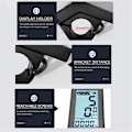 Miniatyrbild 4 av 5: Ebike LCD-display Mini Meter KT-LCD4 Display Vattentät Kontakt för KT-styrenhet Elcykelkonverteringssats