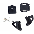 Miniatyrbild 1 av 2: Plastkamera PT Kit Pan/Tilt Plattformfäste Anti-Vibration för FPV RC Svart