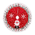 Miniatyrbild 2 av 5: Julgransmatta Jultomte Julgransfot Julgransprydnader Fest Golvmatta för Fest Inomhus Utomhus B