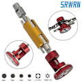 Miniatyrbillede 5 af 5: Srwrn Cykel Usynlig Kæde Cutter Reparationsværktøj Multi Portable Kit Hexagon Skruetrækker Krank T25 Nøgle Kæde Nitter