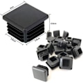 Miniatyrbild 2 av 5: Kampanj, Plastplugg 40x40mm Fyrkantigt Rör Ände Svart Plast Ändkåpa Täckpluggar för Trampolin Möbelfötter 16PCS