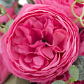Miniatyrbild 5 av 5: Konstgjorda Sidenblommor, Blomsterarrangemang, Buketter, Bröllop, Plastblommor, Bordscentrum, Köksdekoration, Röd