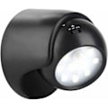 Miniatyrbild 1 av 5: Accentbelysning, batteridriven belysning, utomhusvägglampa med rörelsesensor LED utomhusbelysning Trådlös batteridriven belysning 360 graders r