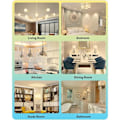 Miniatyrbild 4 av 5: G9 LED 10W, G9 LED-lampor Varmvitt 2700K Glödlampsekvivalent 80W Ljus 900LM G9-lampor AC 220V Ljusstark 360º Bred Strålvinkel 862835 SMD Ej Dimbar