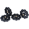 Miniatyrbillede 5 af 5: 4 stk. Opgraderede Hånddrejede Niveaujusteringsskruer Diameter 40mm + Fjeder Varmesengsskrue M4X35mm til CR10 3D-printer