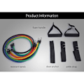 Miniatyrbild 5 av 5: 12-pack Latex Rör Expander Set - Praktiska Stretch-Motståndband för Träning
