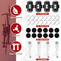 Pikkukuva 4 / 5: LED-stroboskooppivalo droneille, 7 väriä, USB-lataus, yövalot Air 2S/Mini 2/polkupyörälle/maastopyörälle/autolle/moottoripyörälle, 4 kpl