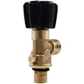 Miniatyrbilde 1 av 5: GASSREGULATOR for CO2-SYLINDER med M18X1.5-gjenger til CGA320