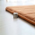 Miniatyrbillede 2 af 5: Skridsikker bademåtte i memory-skum til badeværelset, mikrofiber (beige, 40 x 60 cm) -