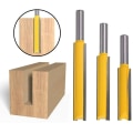 Miniatyrbild 4 av 5: 8mm Spårfräs, 3 st Extra Lång Rak Fräs Bits Set Trä Spårfräs Bits Set Rak Skärblad