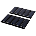 Miniatyrbillede 2 af 5: 20 stk. Mini Solcellepanel Nye 0,5V 100MA Solfotovoltaiske Paneler Batteriladermodul DIY 53 x 18 2,5 mm