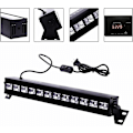 Miniatyrbilde 5 av 5: UV-lyslist, 36W UV-projektor lilla lys 12 LED-er, svart lyslampe veggvaskerlampe perfekt scenebelysning for klubb, fest, diskotek, KTV, Sunny