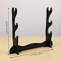Miniatyrbillede 5 af 5: 3Tier Samurai Katana Holder Support Stand Display Sort
