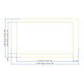 Pikkukuva 4 / 5: 2 kpl Lasisuojia Yhteensopiva 5,5 tuuman LCD 3D-tulostimen Tarvikkeet D7 Photonille ja Muille