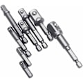 Miniatyrbillede 5 af 5: 8 stk. 1/4 \" 3/8 \" 1/2 \" Magnetisk Bits Holder Forlænger Skruetrækker Adapter Hex / Kvadratisk Skruetrækker Sortiment