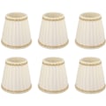 Miniatyrbild 1 av 5: Liten Lampskärm, Chandelier Lampskärm Clip-on Lätt Tyg Typ 6 Stk för Hall
