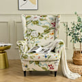 Miniatyrbild 2 av 4: Fåtölj överdrag Fåtölj överdrag Wingchair överdrag 2 delar wingchair överdrag-DENUOTOP