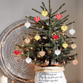 Miniatyrbillede 4 af 5: 12 stk. Kærlighedsvedhæng Juletræskugler Pynt Valentinsdag Hjerteformet Hængende Pynt