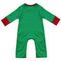 Miniatyrbild 4 av 5: Pojk flickor jumpsuit romper juldräkt kläder set med hatt grön 100 cm
