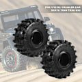 Miniatyrbild 5 av 5: 4 st 150MM 2.2 Gummi Stora Däck Hjul Däck för 1/10 RC Crawler Bil Axial Wraith SCX10 Capra TRX4 TRX6 D90